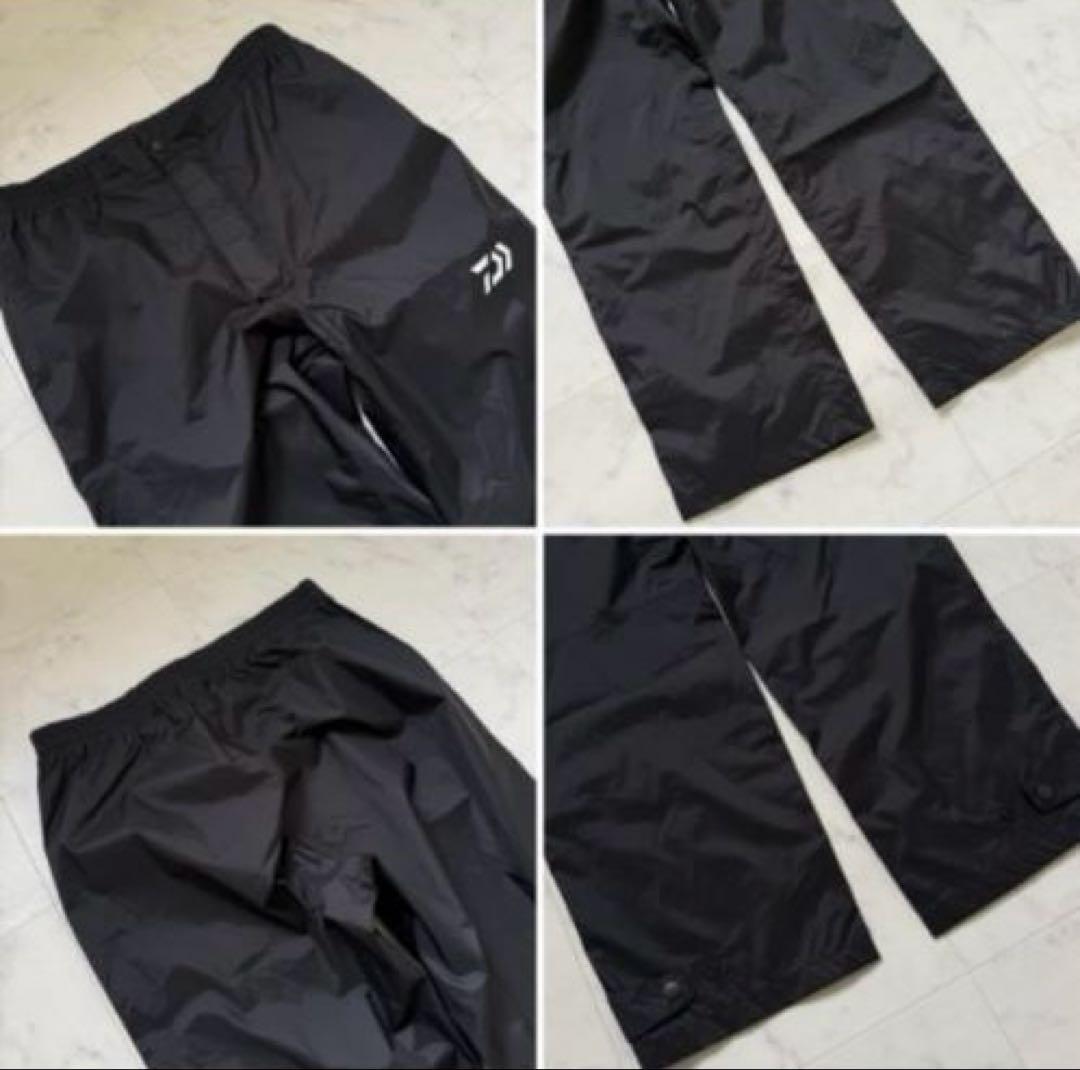 DAIWA DR-3823 レインマックス レインスーツブラックカモ M