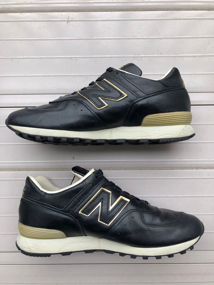New Balance LM576BK UK 28cmブラック×ゴールド