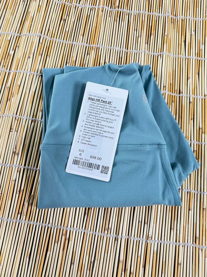 Align HR Pant 25\" 水色 6サイズ