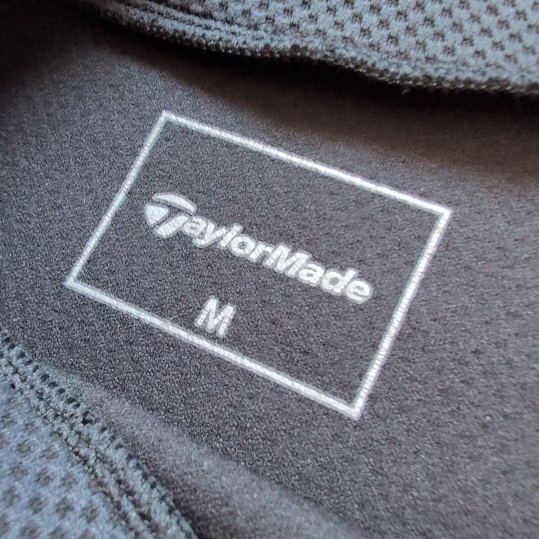 【極美品】テーラーメイド　ワッフルライクモックネック長袖ティファニーグリーン　M