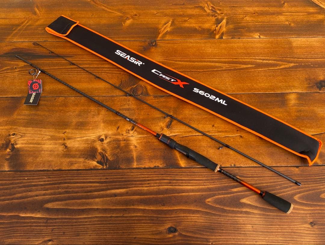 スピニングロッド　S602ML バスロッド　バス釣り　トラウト　バーサタイル