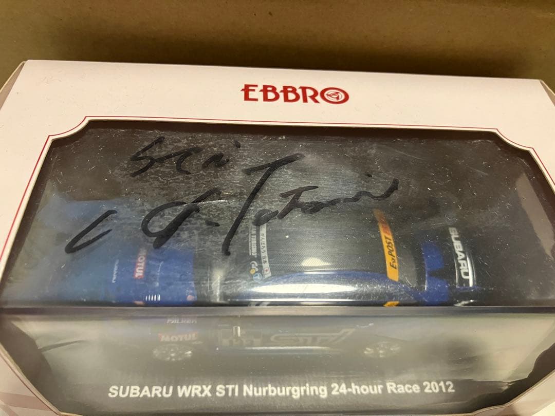 【直筆サイン入り】EBBRO エブロ SUBARU WRX STI 2012