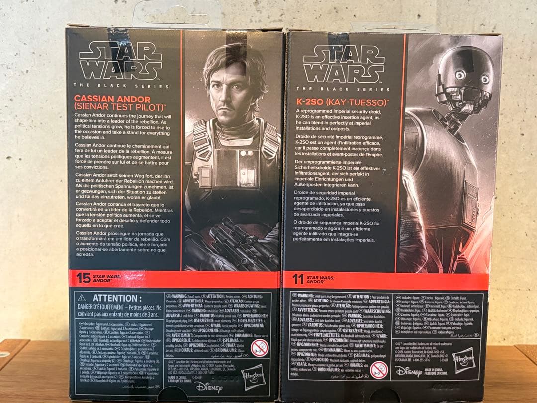 STARWARS キャシアンアンドー　K-2SO 2体セット