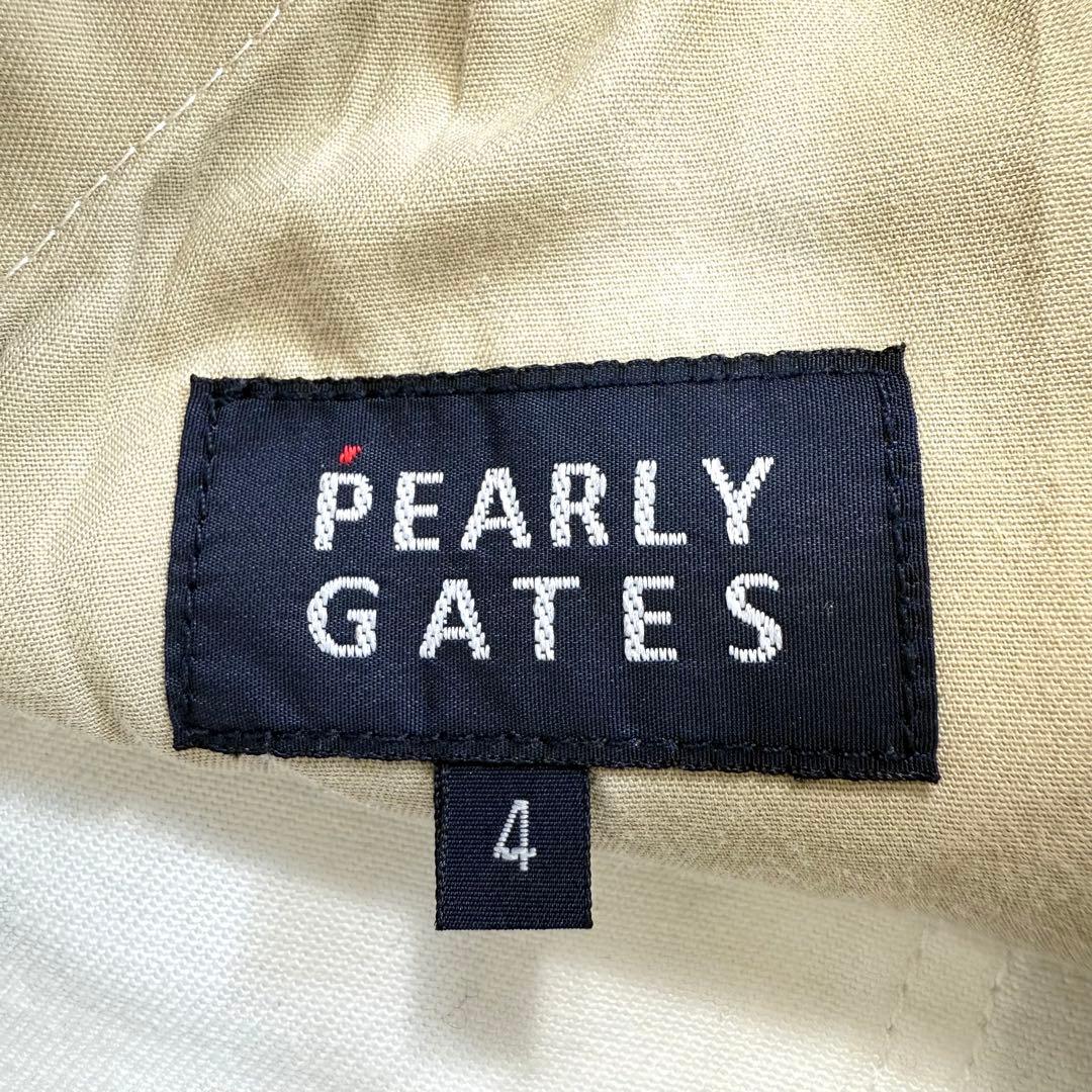 PEARLY GATES ニコちゃん 89刺繍 コットン素材 ゴルフパンツ 4