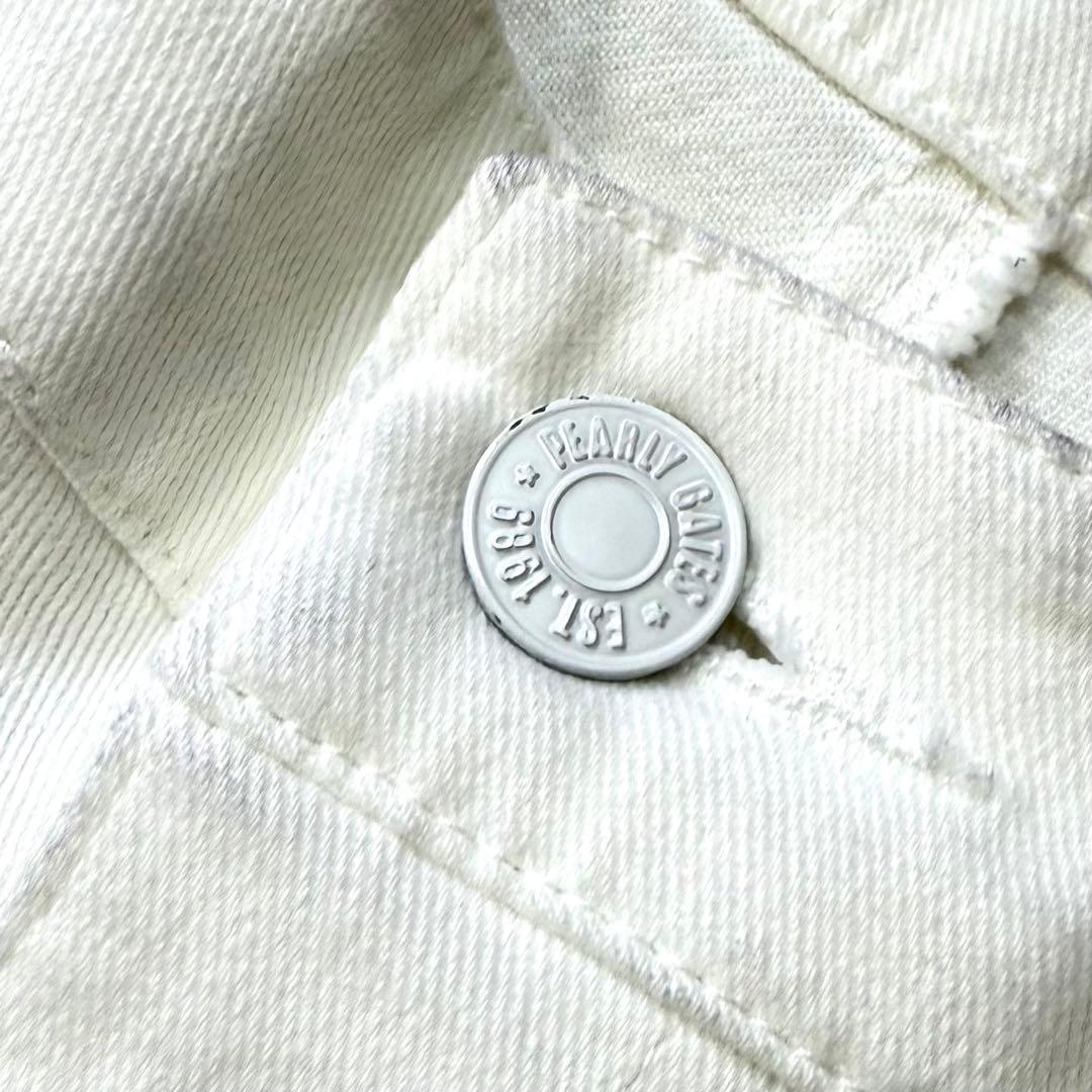 PEARLY GATES ニコちゃん 89刺繍 コットン素材 ゴルフパンツ 4