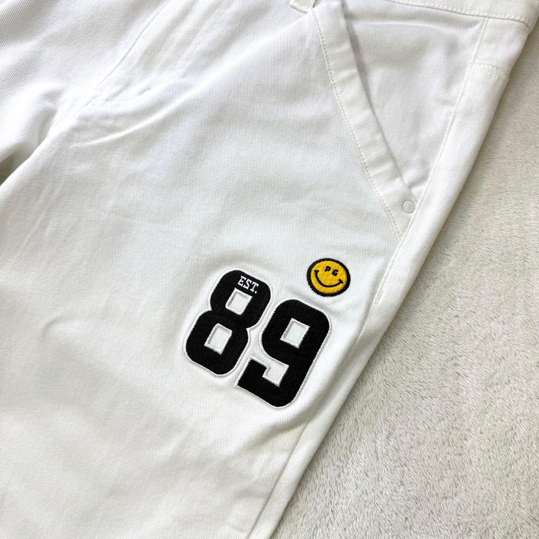 PEARLY GATES ニコちゃん 89刺繍 コットン素材 ゴルフパンツ 4