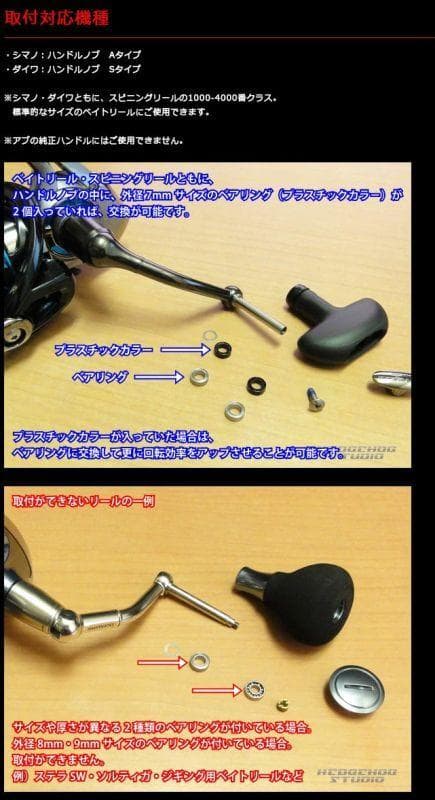 【IVRE】PT35 ハンドルノブ ALL BLACK /*
