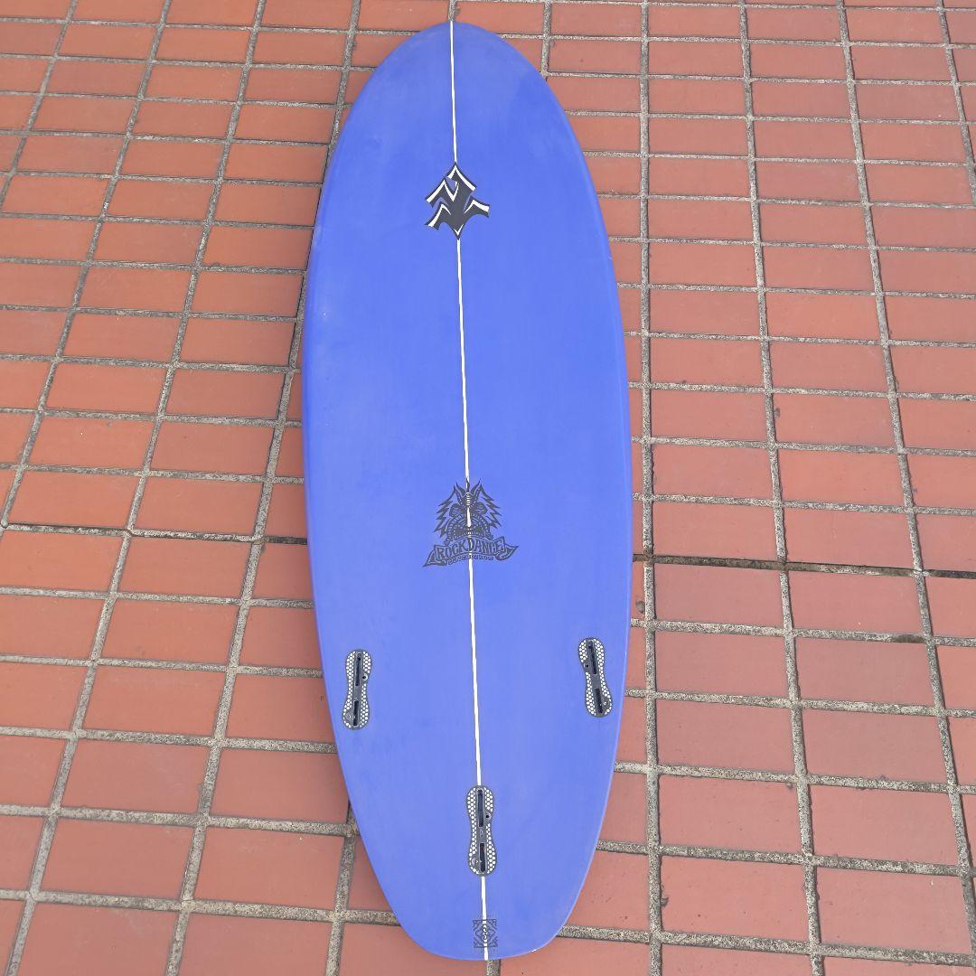 ロックダンス5'10紫色ショートボード