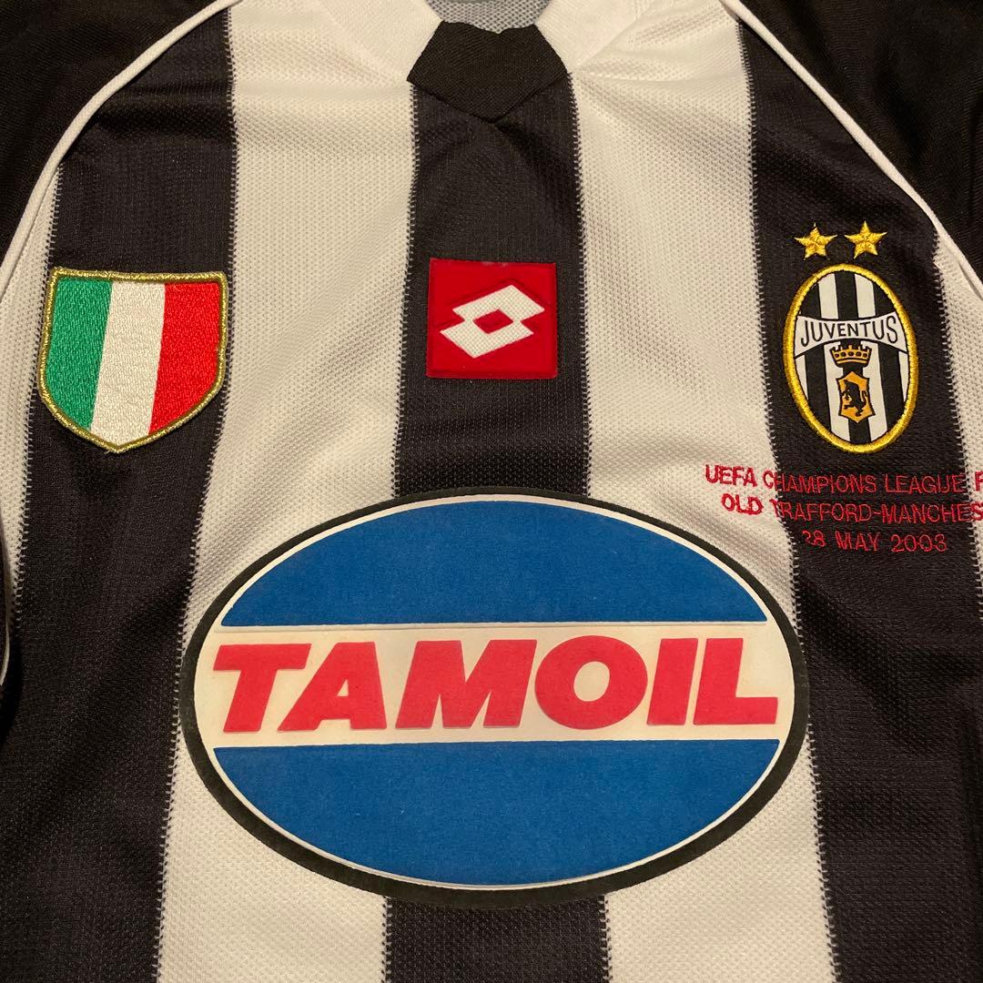 2002-03 ユベントス デルピエロ#10 チャンピオンズリーグ決勝刺繍付