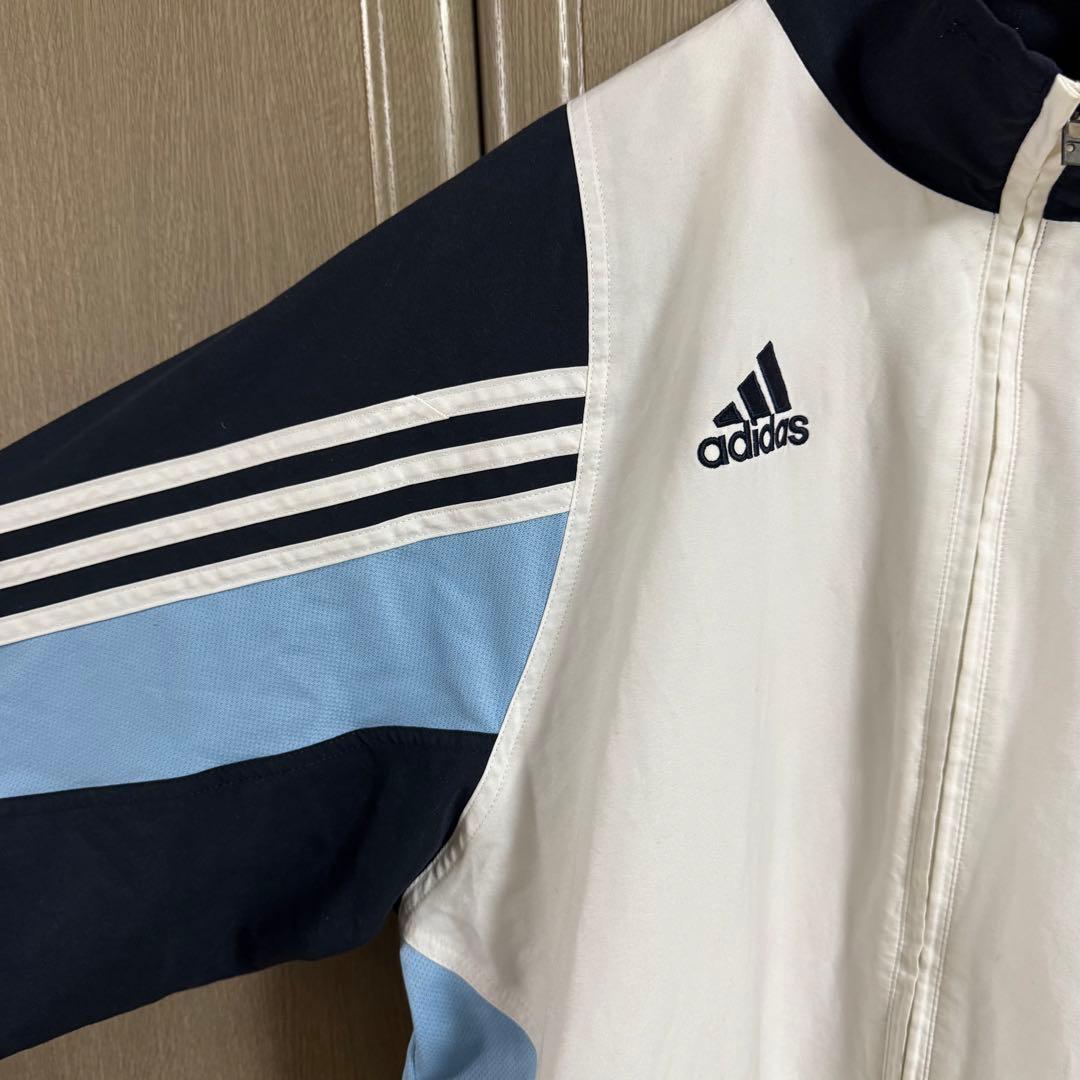 adidas製 レアル・マドリードトラックジャケット Lサイズ/ホワイト