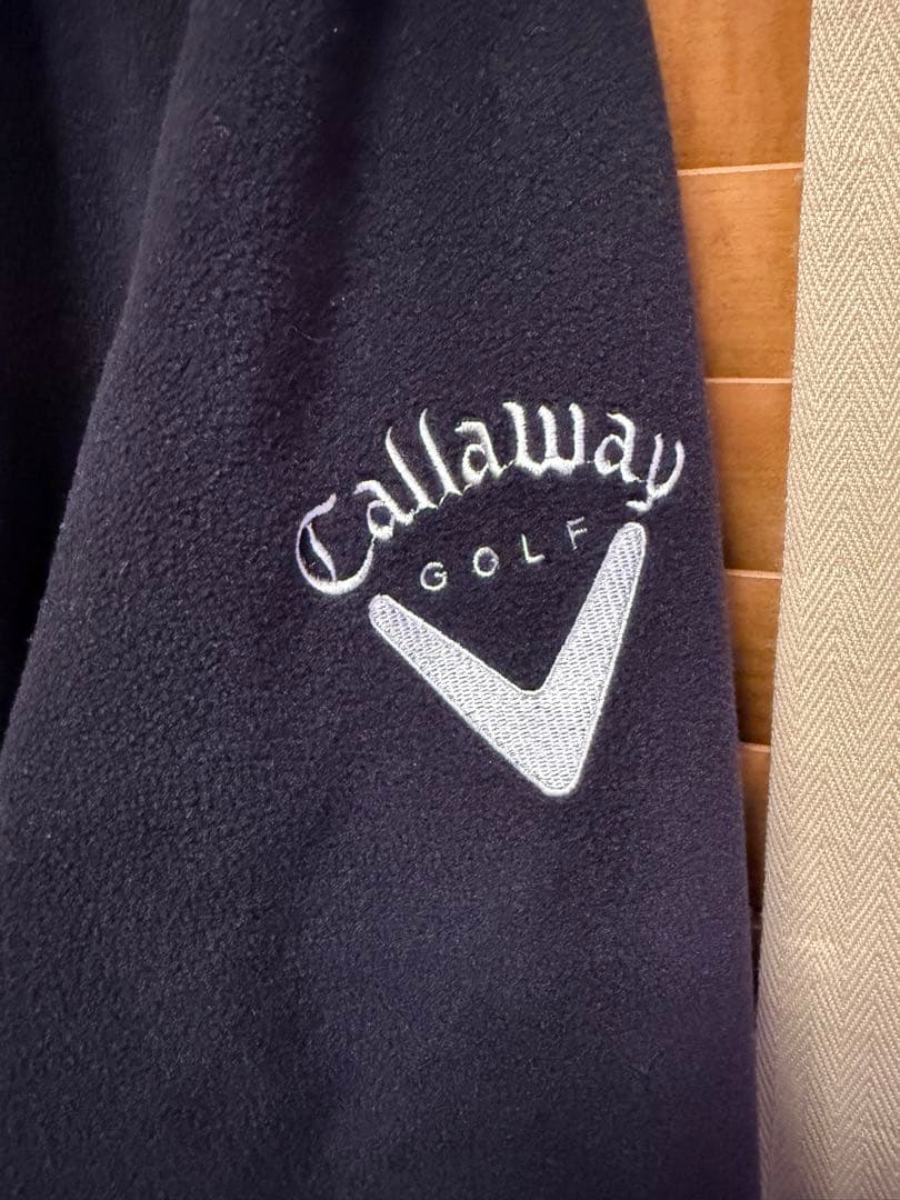 Callaway 4Wayゴルフジャケット フリース 黒 LL 防寒防風撥水