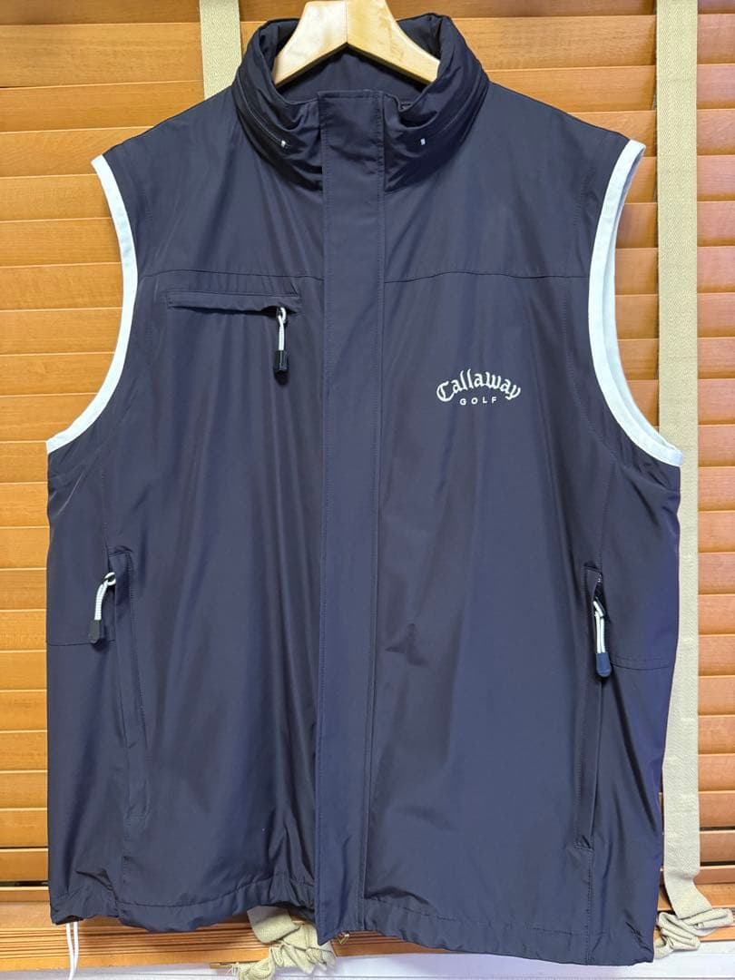 Callaway 4Wayゴルフジャケット フリース 黒 LL 防寒防風撥水
