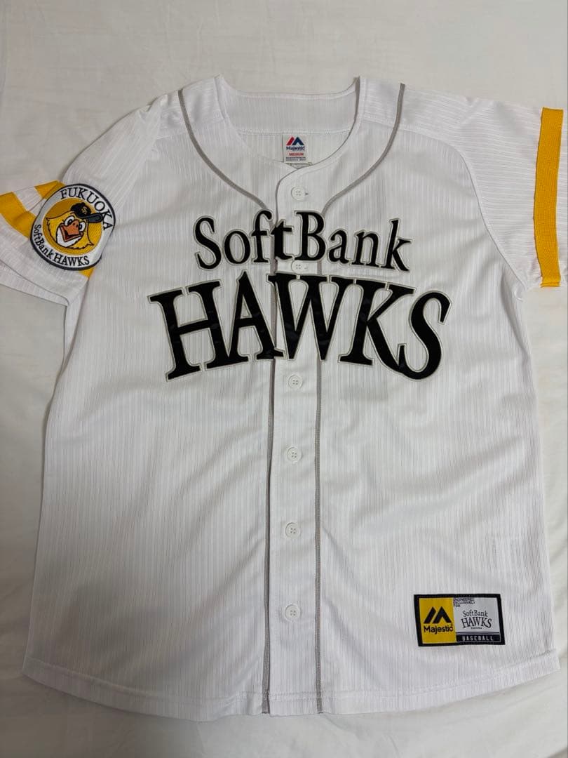 SoftBank HAWKS レプリカユニフォーム 周東佑京 23 Mサイズ
