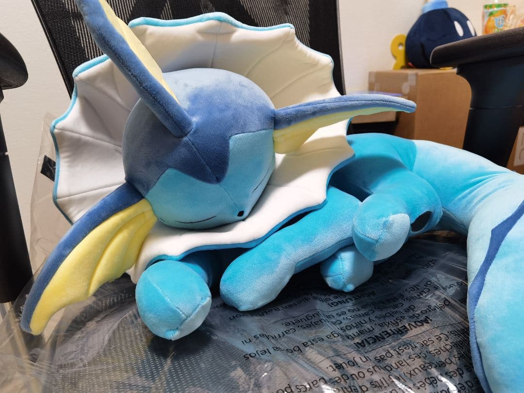 海外限定 ポケモン すやすやシャワーズ ぬいぐるみ