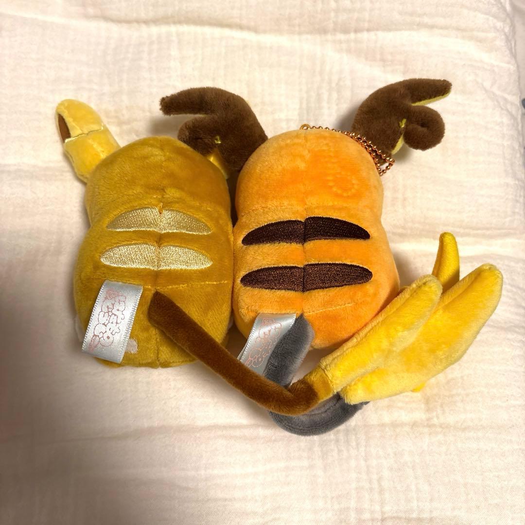 磁石でくっつくペアマスコット にたものどうし ライチュウ＆アローラライチュウ