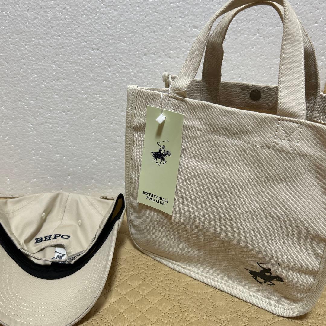 BEVERLY HILLS POLO CLUB トートバッグ&キャップセット値下
