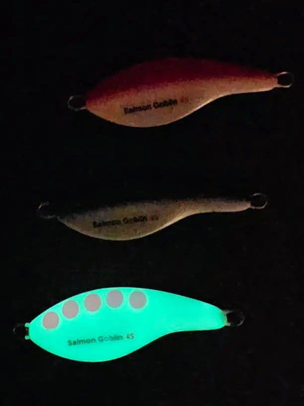 シーゴブリン45g 3個セット 鮭ルアー グロー　サーモンゴブリン