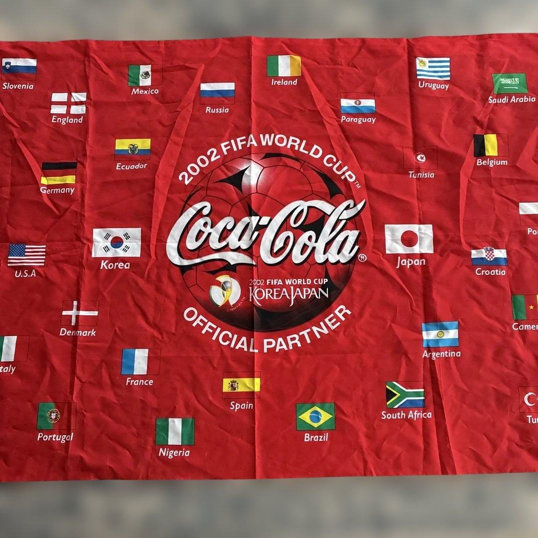 激レア★Coca-Cola 2002 FIFA WORLD CUP フラッグ