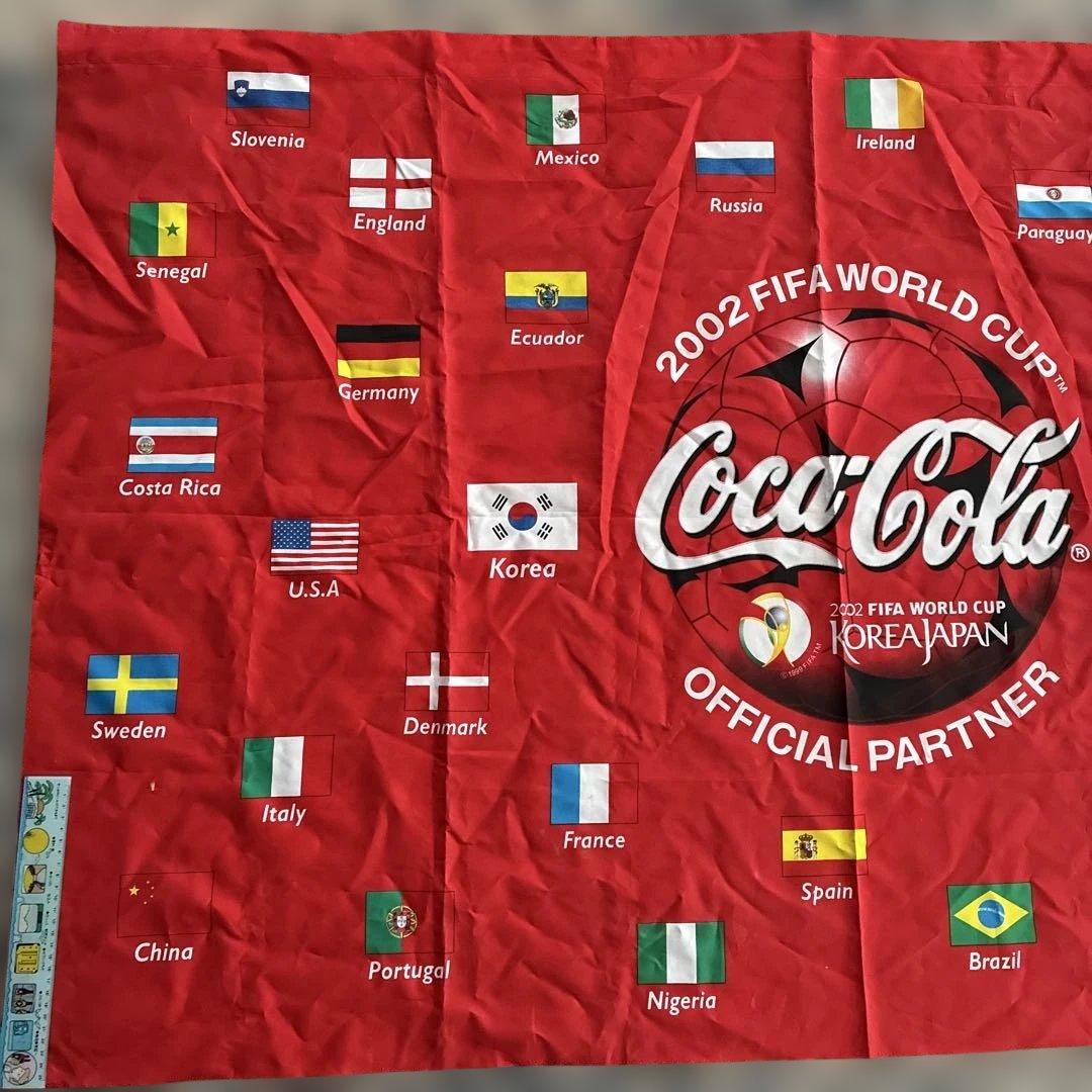 激レア★Coca-Cola 2002 FIFA WORLD CUP フラッグ