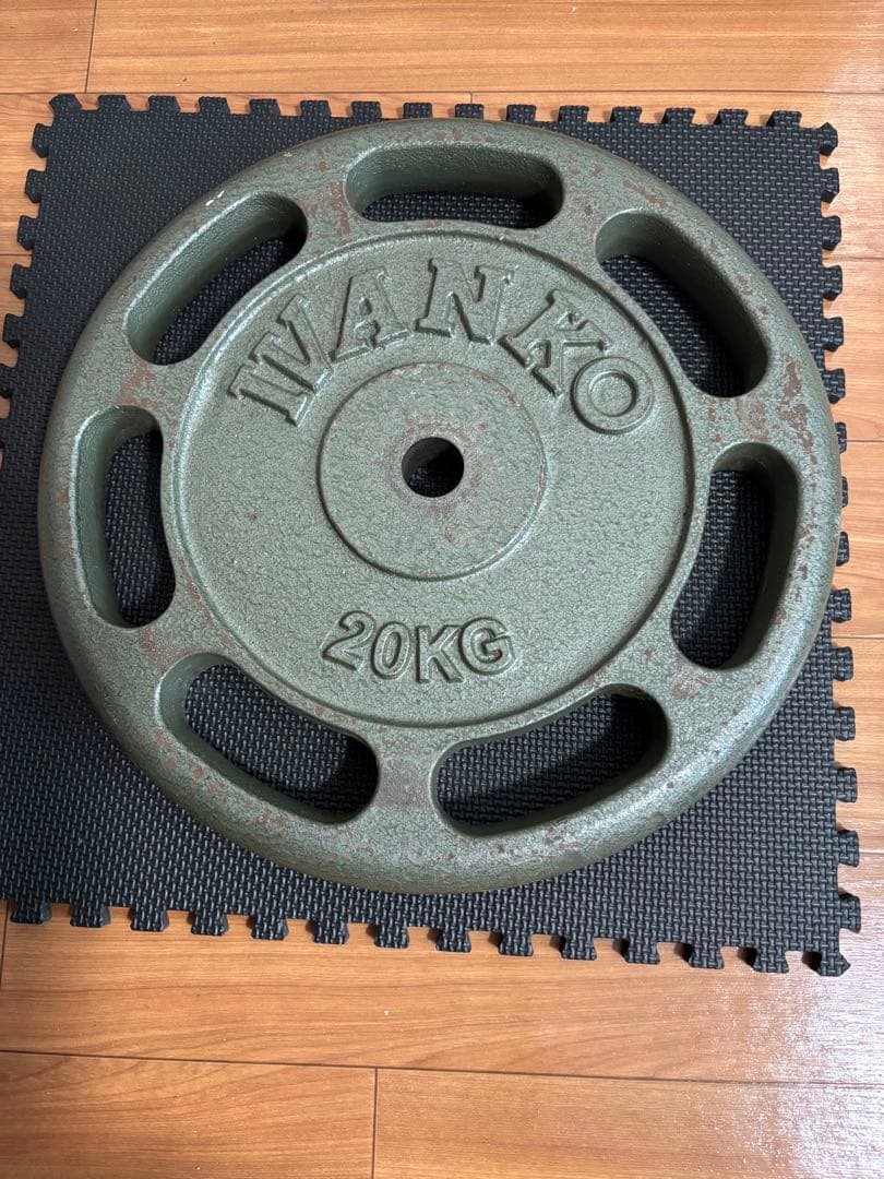 IVANKO 20kg ダンベルプレート 2枚セット①穴径28mm