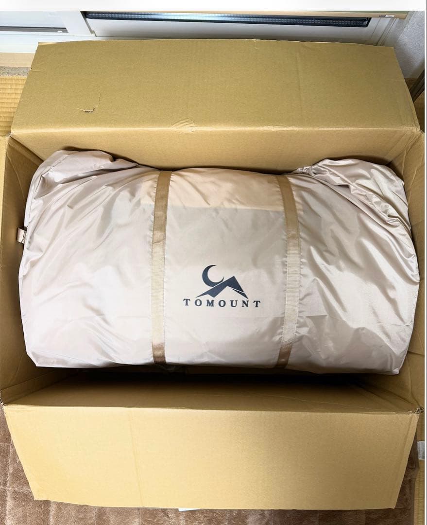 TOMOUNT ハウス型インフレーダブル　エア-テント 4-6人用