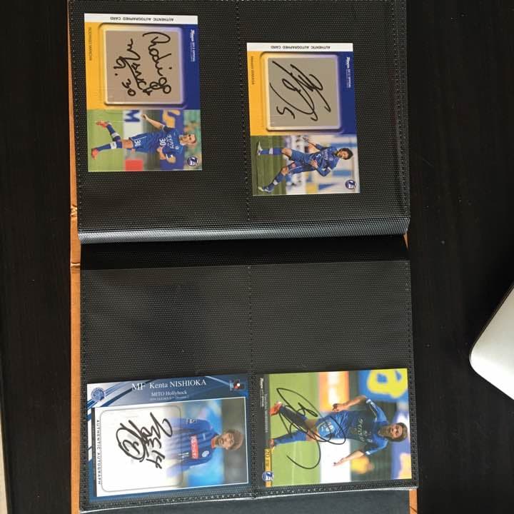 サッカー 直筆サインカード