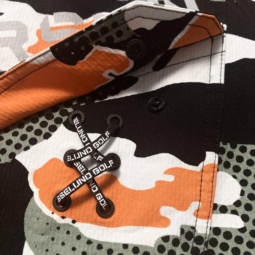 【ビッグサイズ/極美品】ラッセルノ カモフラパンツ 総柄 ゴルフ ストレッチ 7
