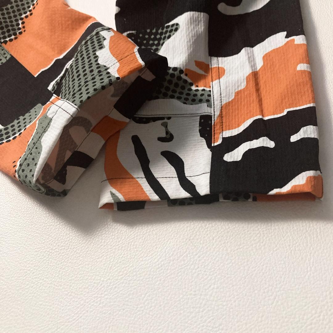 【ビッグサイズ/極美品】ラッセルノ カモフラパンツ 総柄 ゴルフ ストレッチ 7