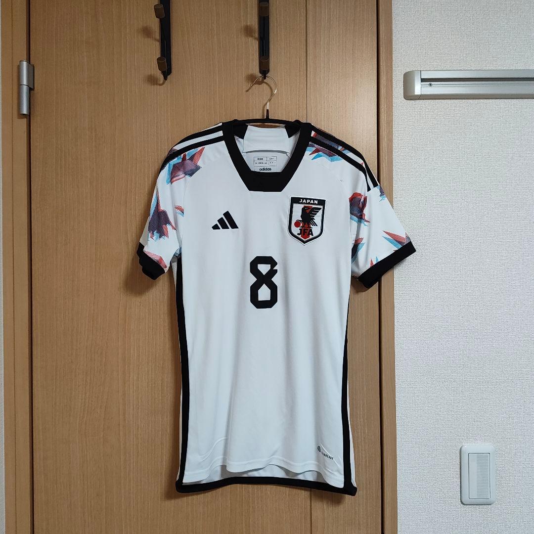 日本代表 ユニフォーム 堂安律 8番 adidas Sサイズ アウェイ 正規品