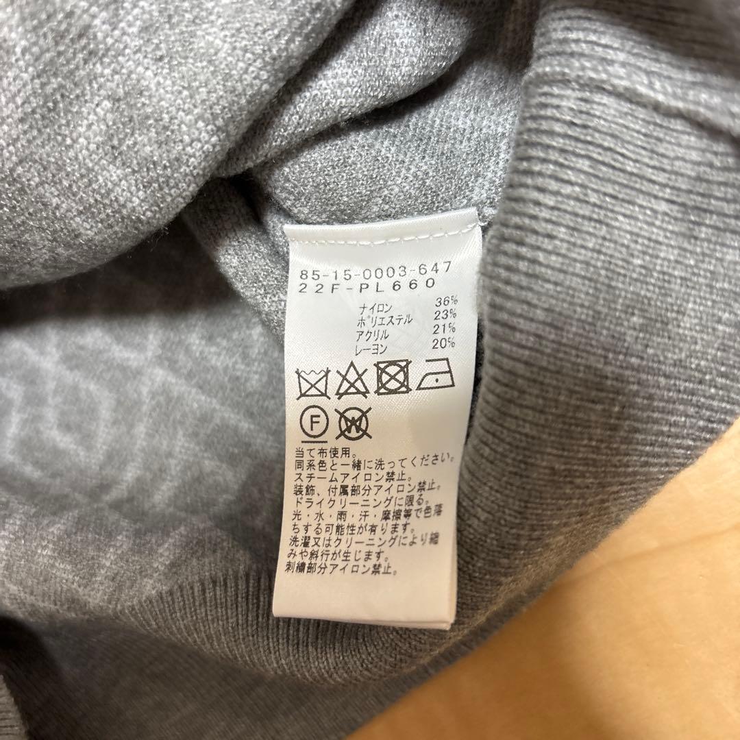 BEAMS GOLF パープルレーベル ジオメ柄 ニット M 総柄　レディース