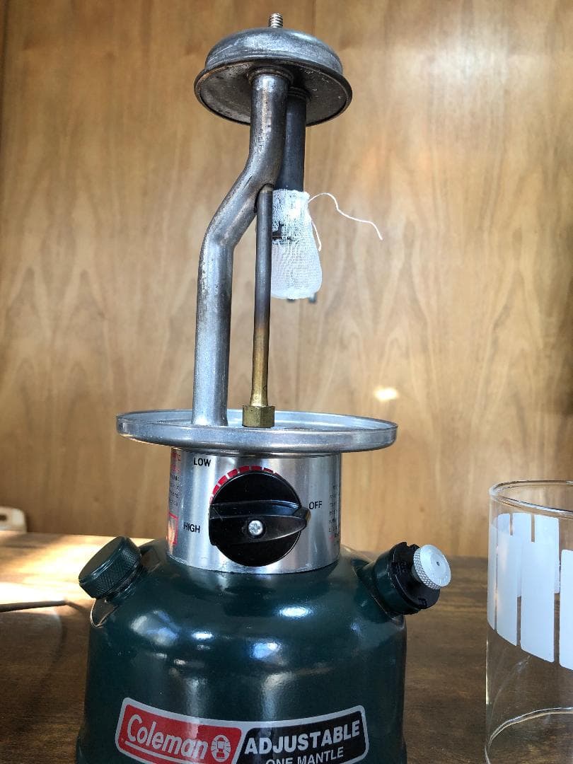 ライト・ランタン Coleman ADJUSTABLE ONE MANTLE '97