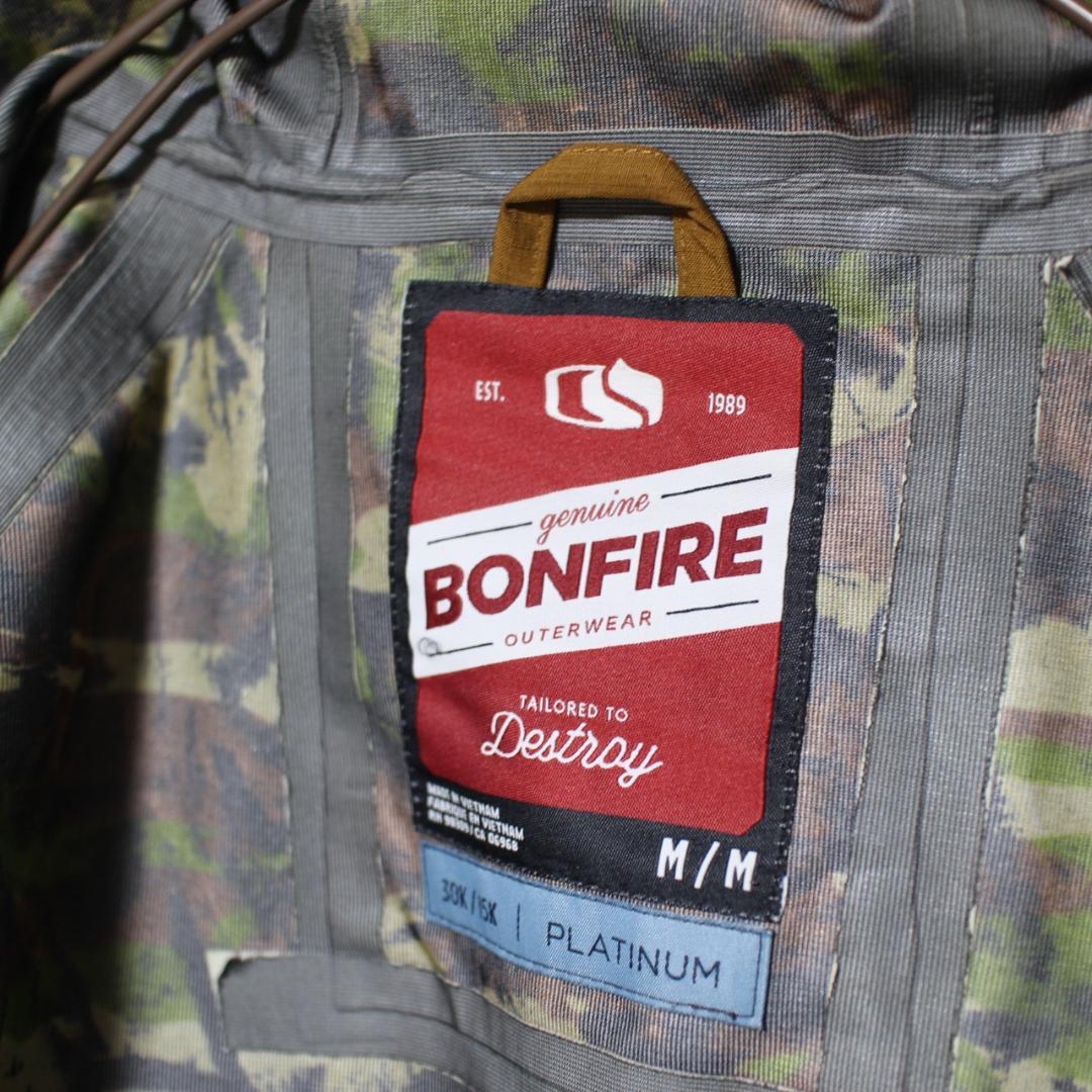 【美品 最上位 3レイヤー】高機能 高撥水【M】BONFIRE スノージャケット