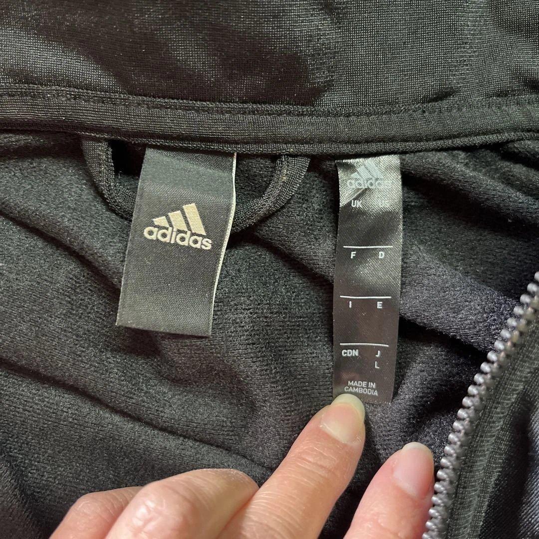 adidas アディダス　ジャージ　上下セット　トラックセットアップ　L 白