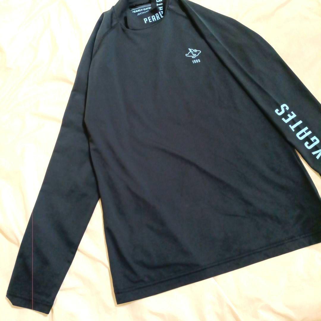 【極美品】PEARLY GATES モックネックシャツ　インナー　プリント（Ｌ）