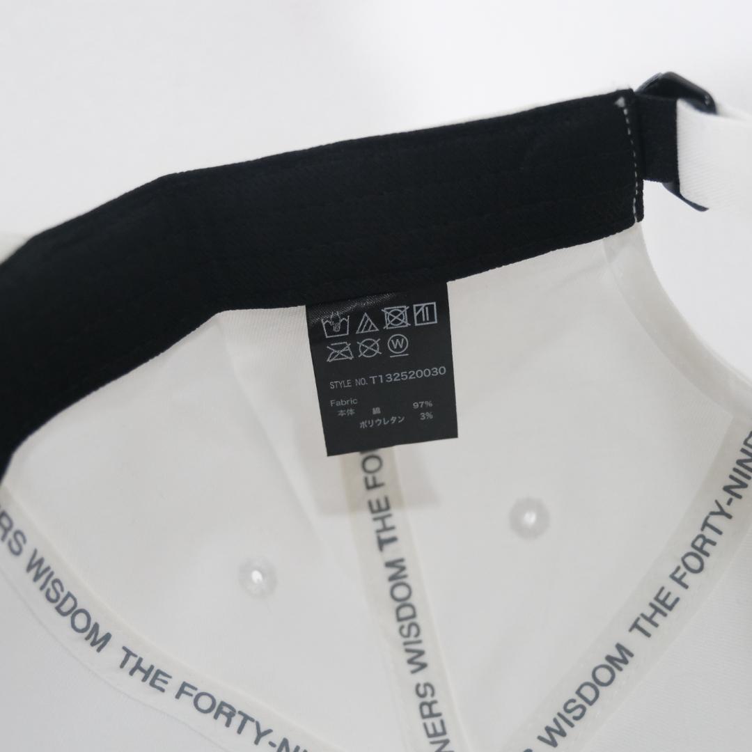メンズウェア TFW49 GOLF EMBROIDERY 6PANEL CAP WHITE