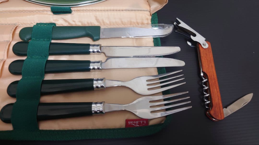 L.L.Bean 食器セット プレート2枚付き（中古品）廃盤品