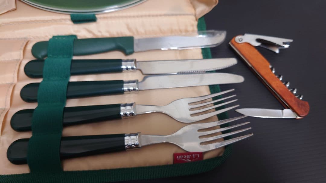 L.L.Bean 食器セット プレート2枚付き（中古品）廃盤品