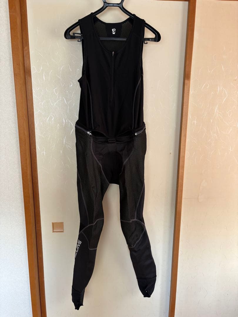 気温0度対応　PEARL IZUMI サイクルジャケット ＆ビブタイツ　サイズＬ