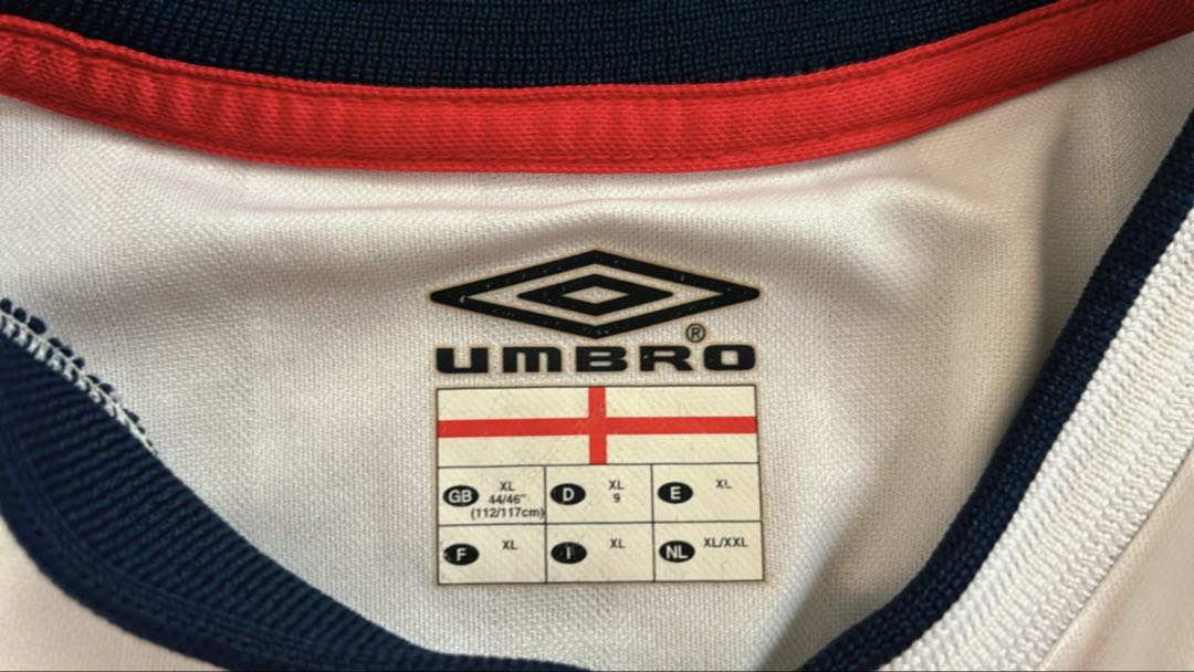 【UMBRO】アンブロ・イングランド代表・ユニフォーム・00s・サッカー・XL