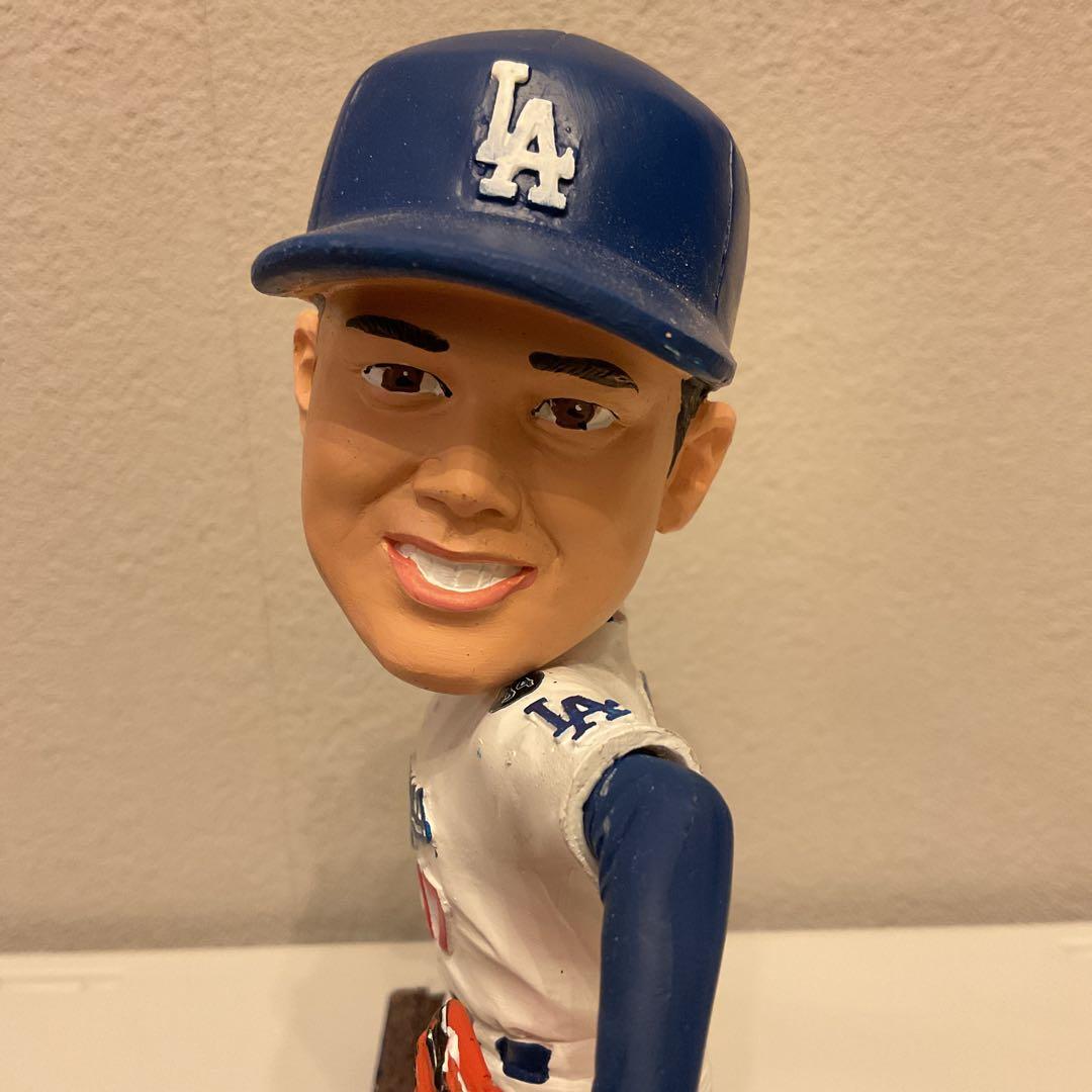 大谷翔平ボブルヘッド(ピッチング)その2 球場配布パンフレット付き