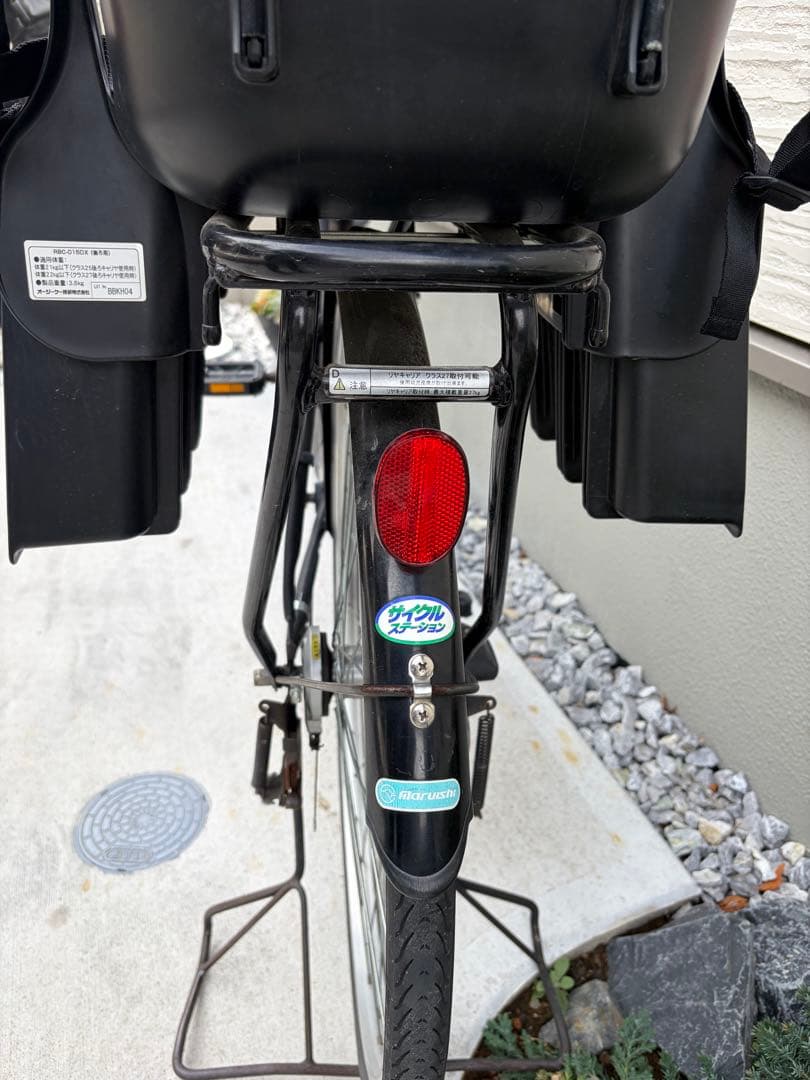 【送料別19800円】ふらっかーず　丸石サイクル 非電動自転車　3人乗り