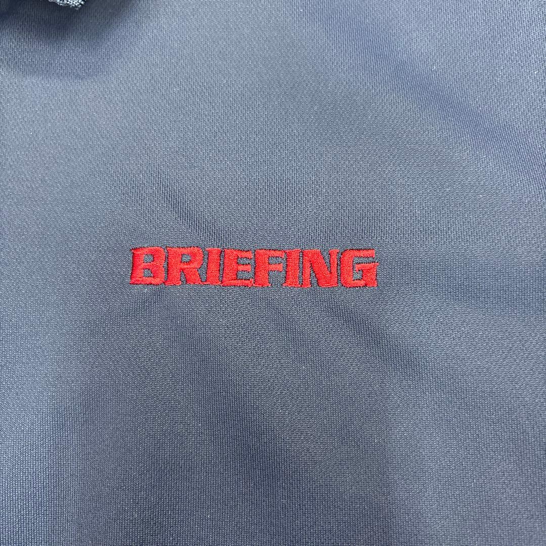 バタチャンブリーフィングBRIEFING ポロシャツ ネイビー XL