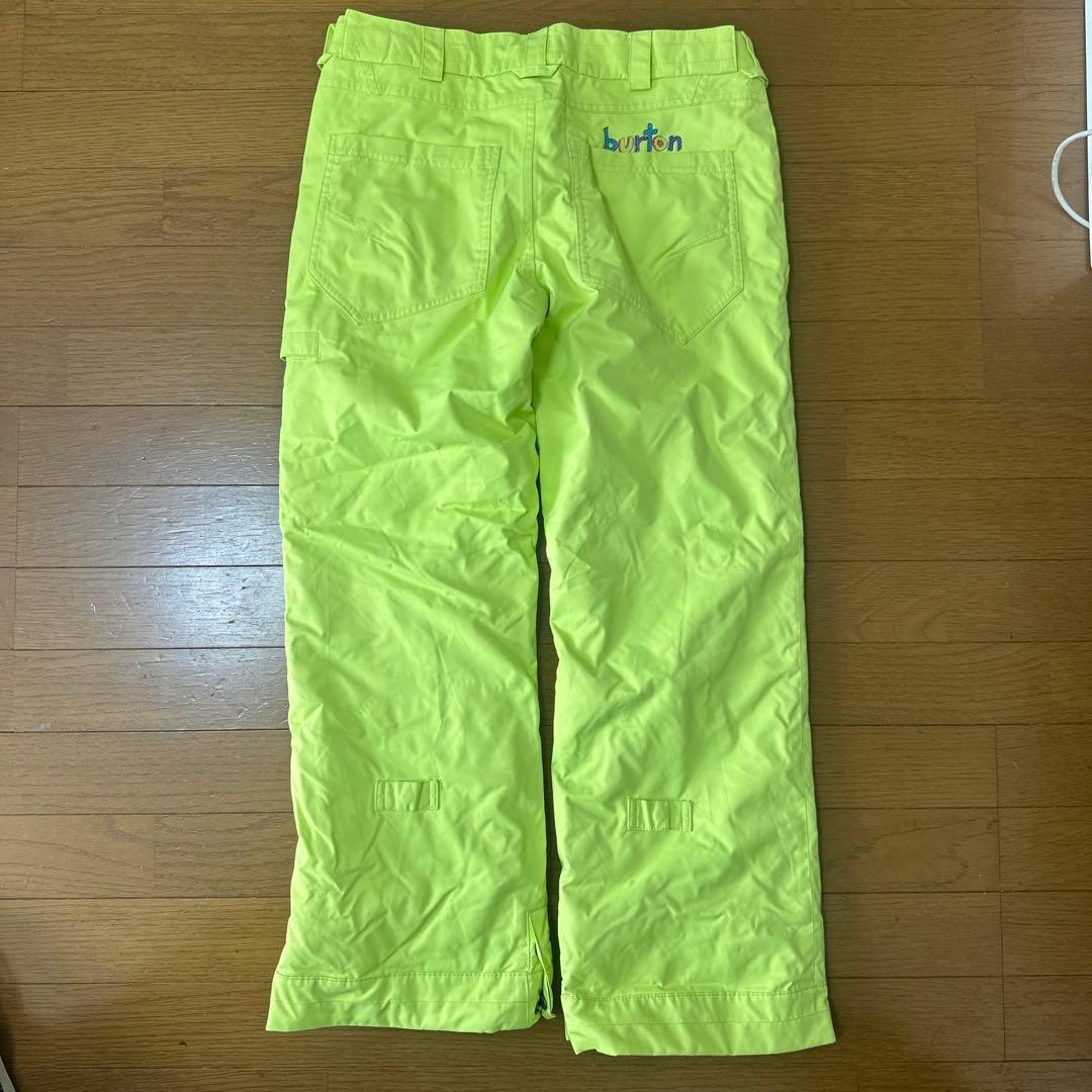 burton スノーボードズボン L ネオンイエロー