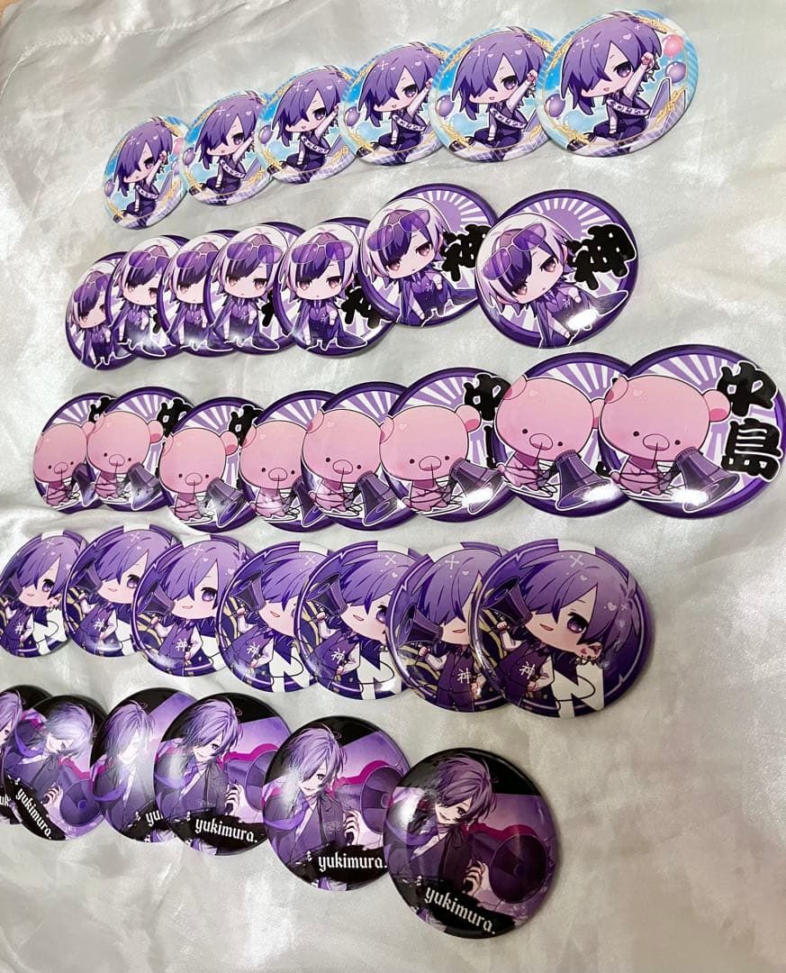 ★ゆきむら。☆缶バッジ・アクスタ35個セット
