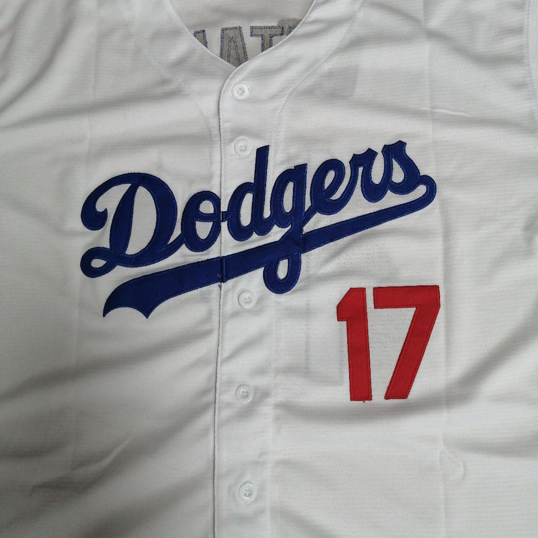 【WBC日本戦 3/6】大谷翔平 L ドジャース 白 ノーブランド ユニフォーム