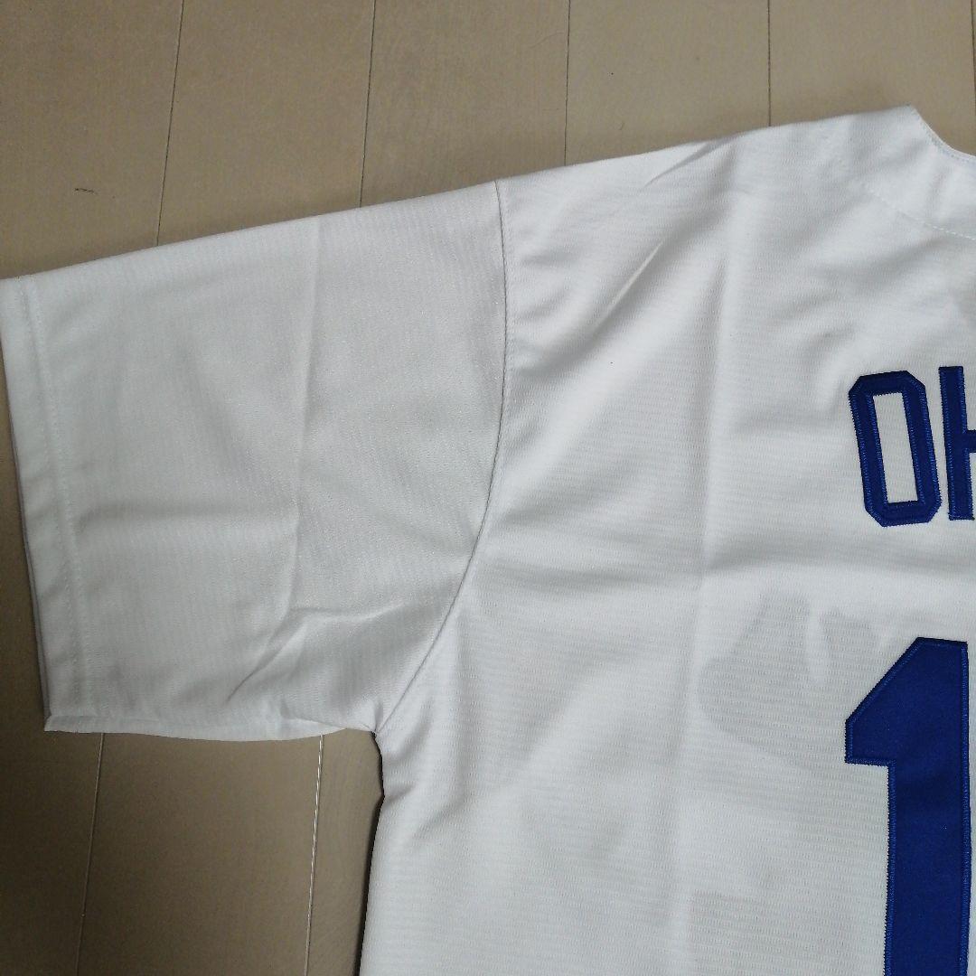 【WBC日本戦 3/6】大谷翔平 L ドジャース 白 ノーブランド ユニフォーム
