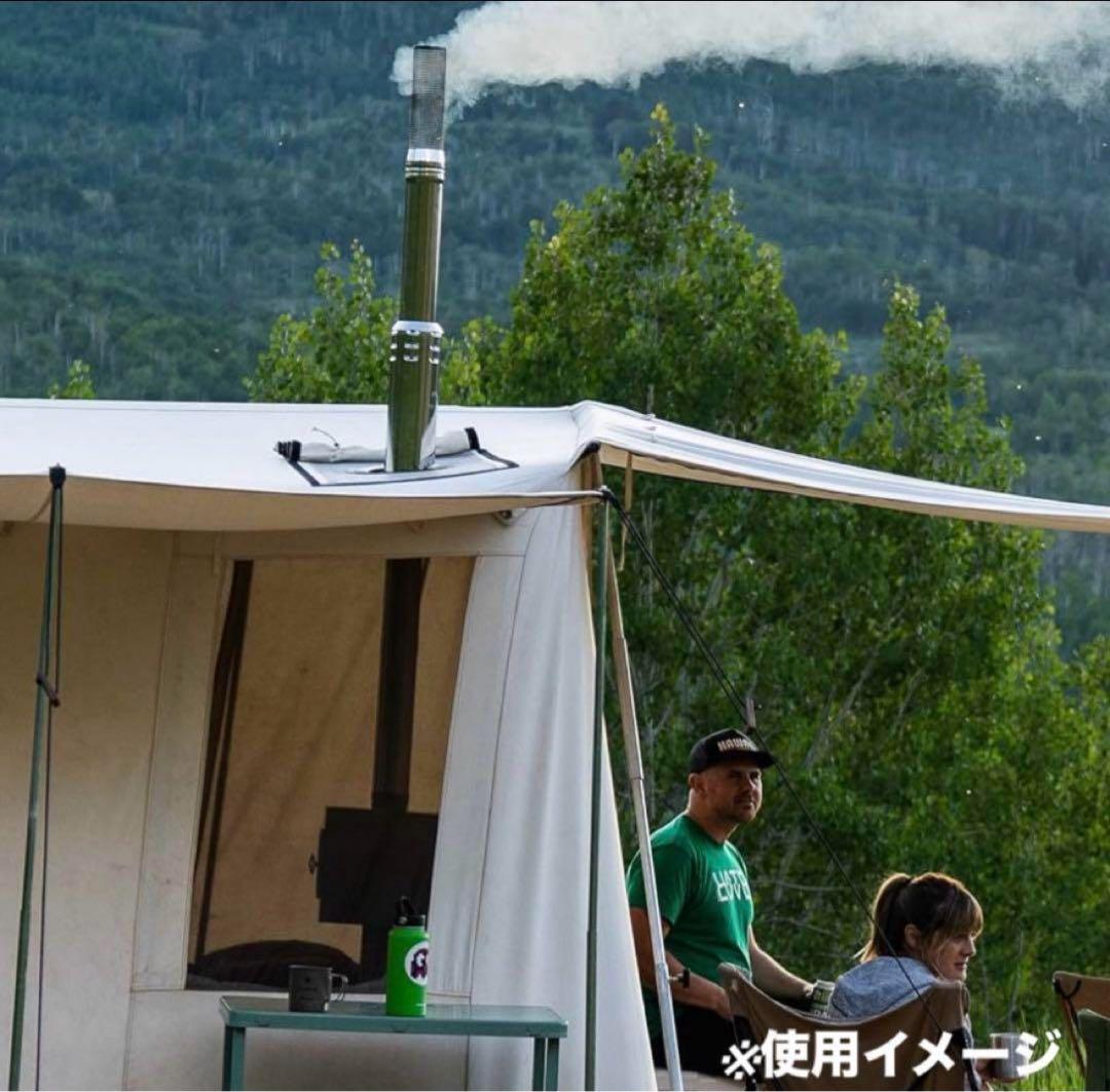 同時購入割引 Tent-mark x Winnerwell 薪ストーブ 二重煙突