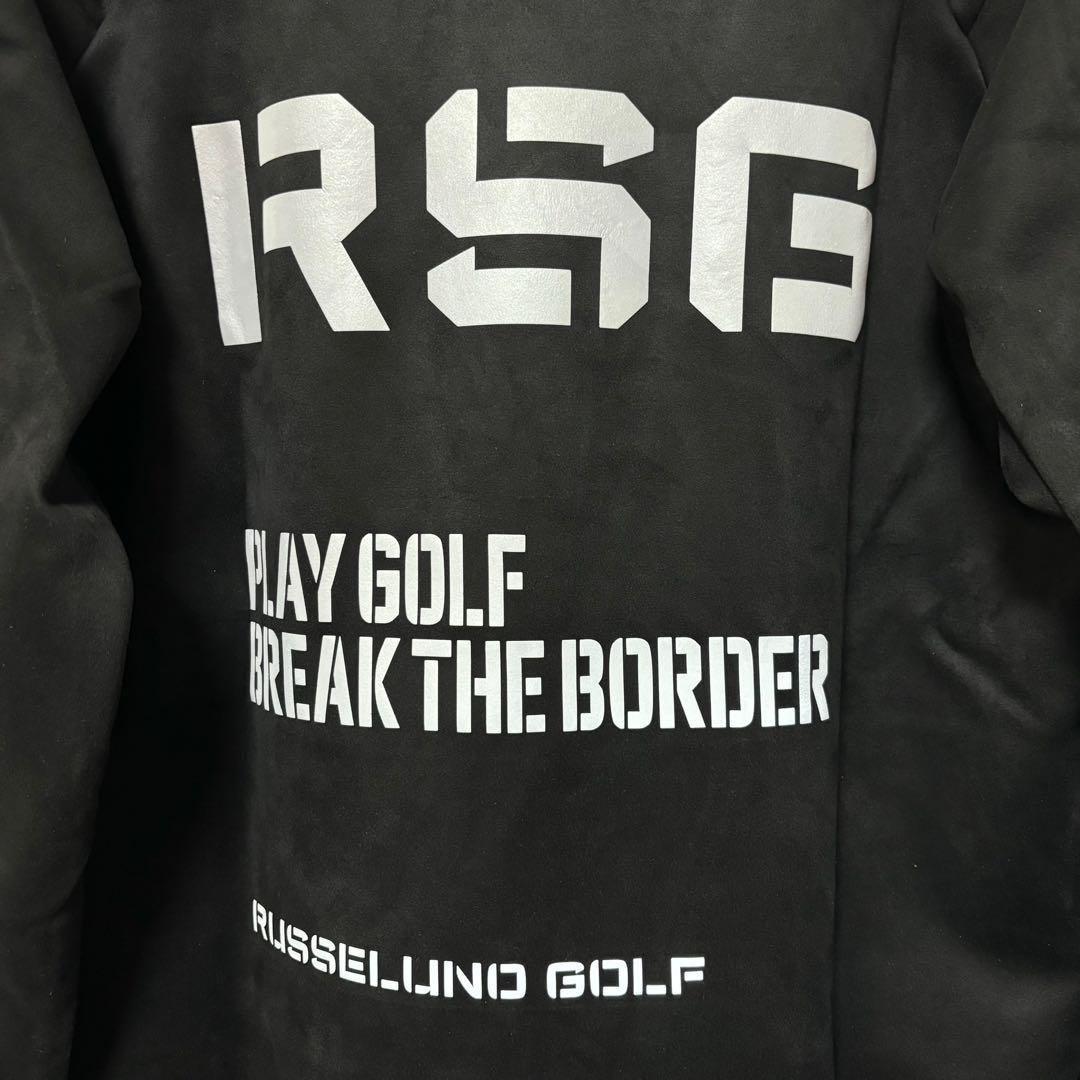 ラッセルノ ゴルフ RSG リフレクター ロゴ ライトフーディー ブラック L