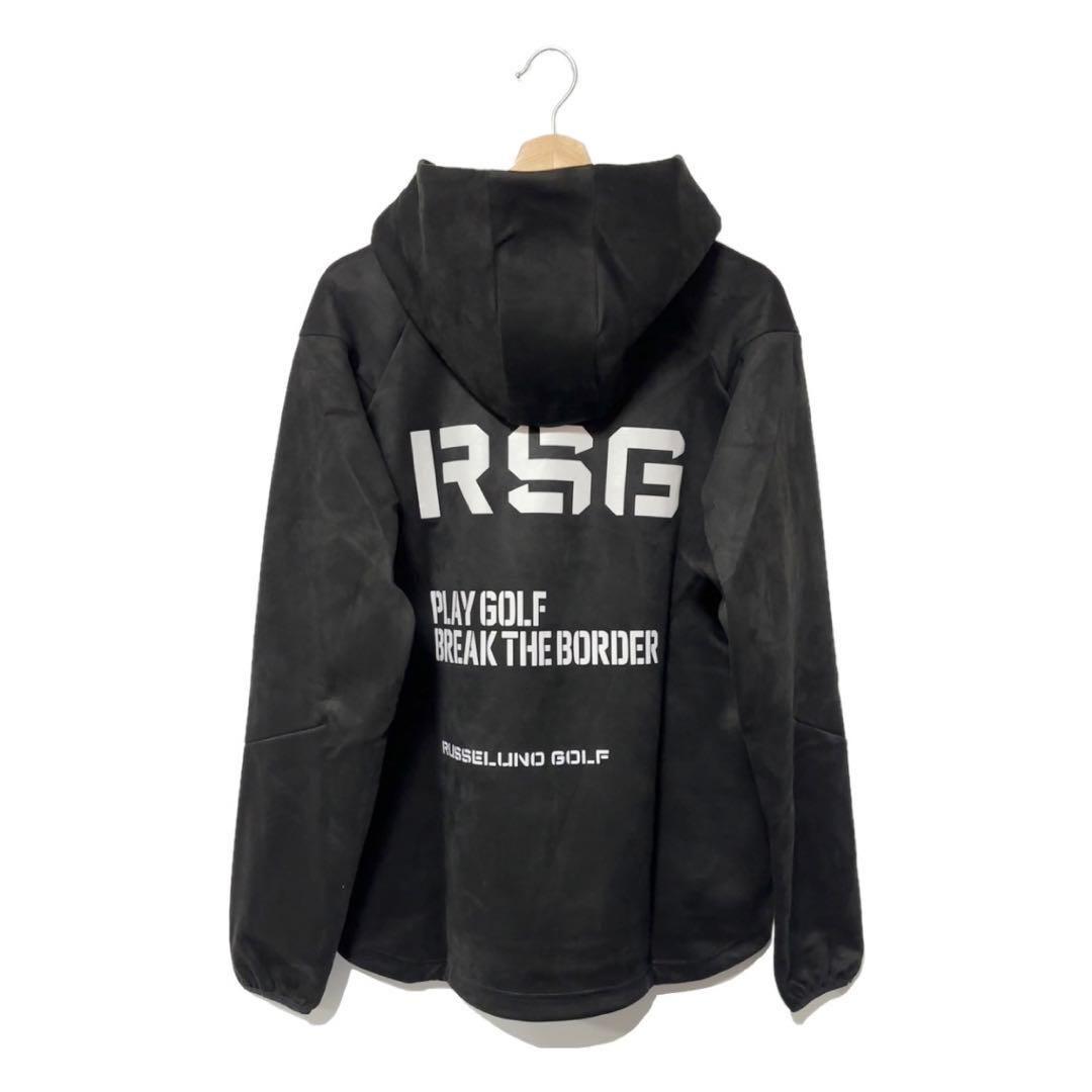 ラッセルノ ゴルフ RSG リフレクター ロゴ ライトフーディー ブラック L