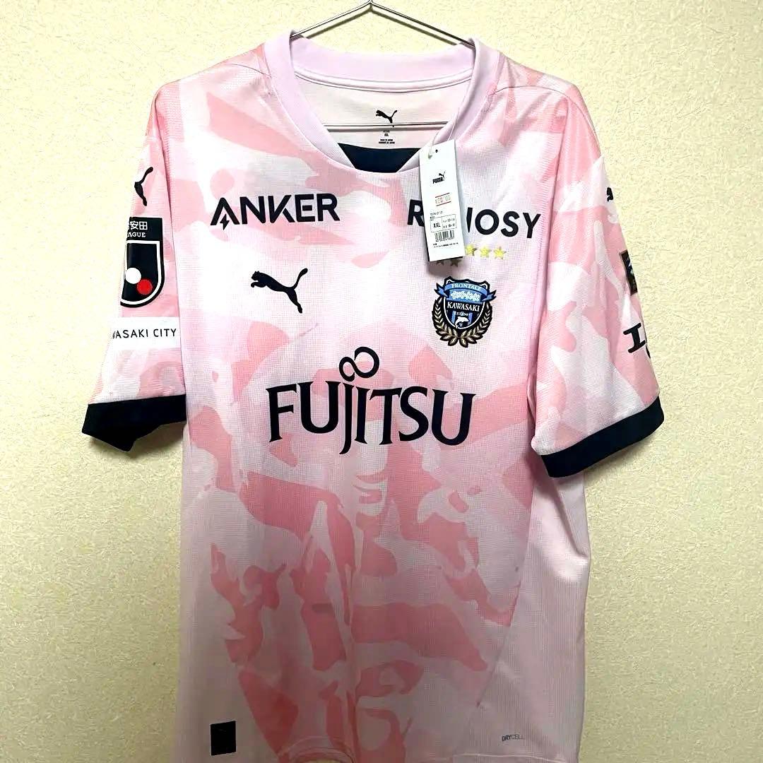 【新品】川崎フロンターレ 2026 ピンク アウェイ ユニフォーム XXL 完売